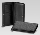 continental wallet with interlocking G detail