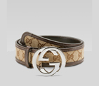 belt with interlocking G buckle
