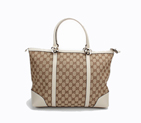 'lovely' medium tote with heart-shaped interlockin