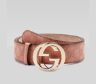 belt with interlocking G buckle