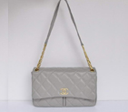 Chanel A50362 Grey Sheepskin Leather Flap Bag A50362