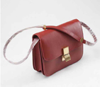 Celine Classic Box Large Flap Bag Maroon