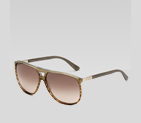 medium square frame sunglasses with gucci trademar
