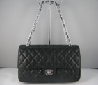 Chanel Black color with Silver chain A1119BS
