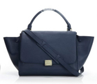 Celine Trapeze Bags Original Leather 3042 Royalblue