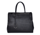 Fendi 2Jours Bag Black Calfskin Leather