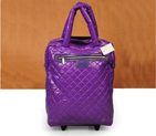 Chanel CoCo Cocoon Quilted Nylon Trolley A47204 Hyacinthine A47204