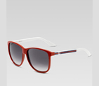 medium square frame sunglasses with G detail and s