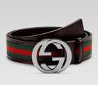 belt with interlocking G buckle