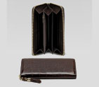 continental wallet with tassel and bamboo detail