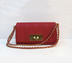Fendi Genuine Cowskin leather in Red