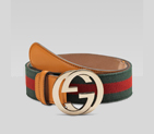 belt with interlocking G buckle