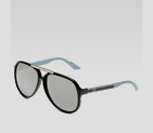 medium aviator sunglasses with G detail and signat