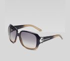 large square frame sunglasses with horsebit and ch
