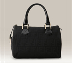 Fendi 'Chef Boston - Zucca' Logo Jacquard Satchel