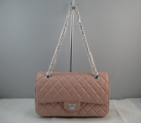 Chanel Pink color with Silver chain A1112PS