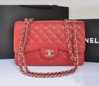 Chanel Original Caviar Leather Flap Bag A28600 Red A28600
