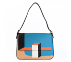 Fendi  '2Jours Elite' leather mixed color handbags