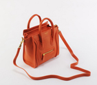 Celine Luggage small Fashion Bag Orange
