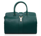 Yves Saint Laurent Cabas Chyc Bag Large 279079 darkgreen