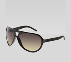 large aviator sunglasses with gucci logo on temple