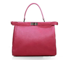 Fendi Peekaboo Bag Rosy Calfskin Leather F2292