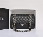 Chanel A1112 Flap Bag Original Leather Black A1112