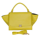 Fashion Celine Trapeze Bags Calf Leather C008 Lemon