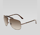 medium square frame sunglasses with gucci logo on