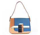 Fendi '2Jours Elite' leather mixed color handbags