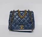Chanel Quilted Calfskin Large Flap Bags A67130 Royalblue A67130