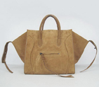 Celine Phantom Bags Suede Leather C6028B Brown