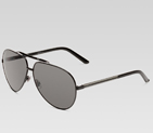 medium aviator sunglasses with signature web detai