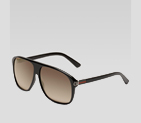 medium rectangle frame sunglasses with G detail an