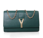Yves Saint Laurent Chyc Travel Case 265701 Dark Green 265701