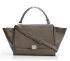 Celine Trapeze Bags Original Leather 3042 Grey