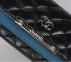 Chanel Wallet Sheepskin Leather A518 Blue A518
