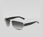 medium rimless sunglasses with gucci logo and sign