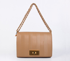 Fendi Genuine leather Shoulder Bag in Apricot F2556