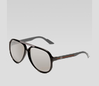 medium aviator sunglasses with G detail and signat
