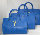 Yves Saint Laurent Cabas Chyc Bag Large 279079 Blue