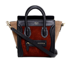 Celine Luggage Nano Bag Original Suede Leather Wine