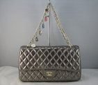 Chanel Antique lambskin leather Flap Bag with Gold chain A116AG