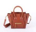 Celine Luggage Mini Bag 98168 in Coffee