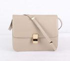 Top Quality Celine Classic Lambskin Large Box Bag Calf Leather 80088 Apricot