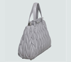 Miu Miu Tote Matelasse Nappa Leather Handbags 90282 Grey Purple
