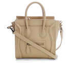 Celine Luggage Nano Boston Bag Original Leather Apricot