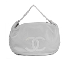 Chanel Coco Cocoon Cabas Lambskin Bag 28546 White A28546