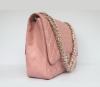 Chanel Flap Bag Quilted Pink Lambskin with Gold Chain 1116 1116
