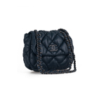 Chanel Quilted Flap Bag In Lambskin 35834BL